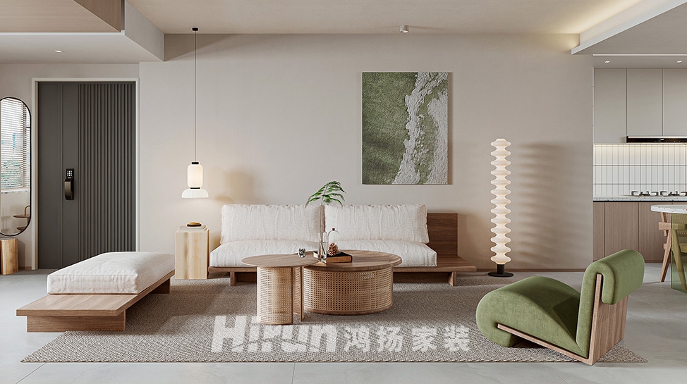 奧林匹克花園130㎡北歐之光三居室 樱桃视频黄色下载案例效果圖-1